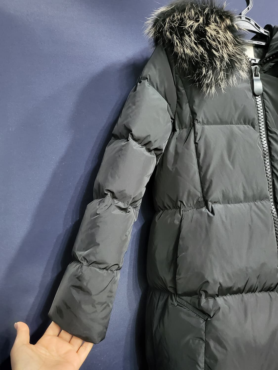 LUCKIER 폭스 덕다운 롱패딩 상품이미지2