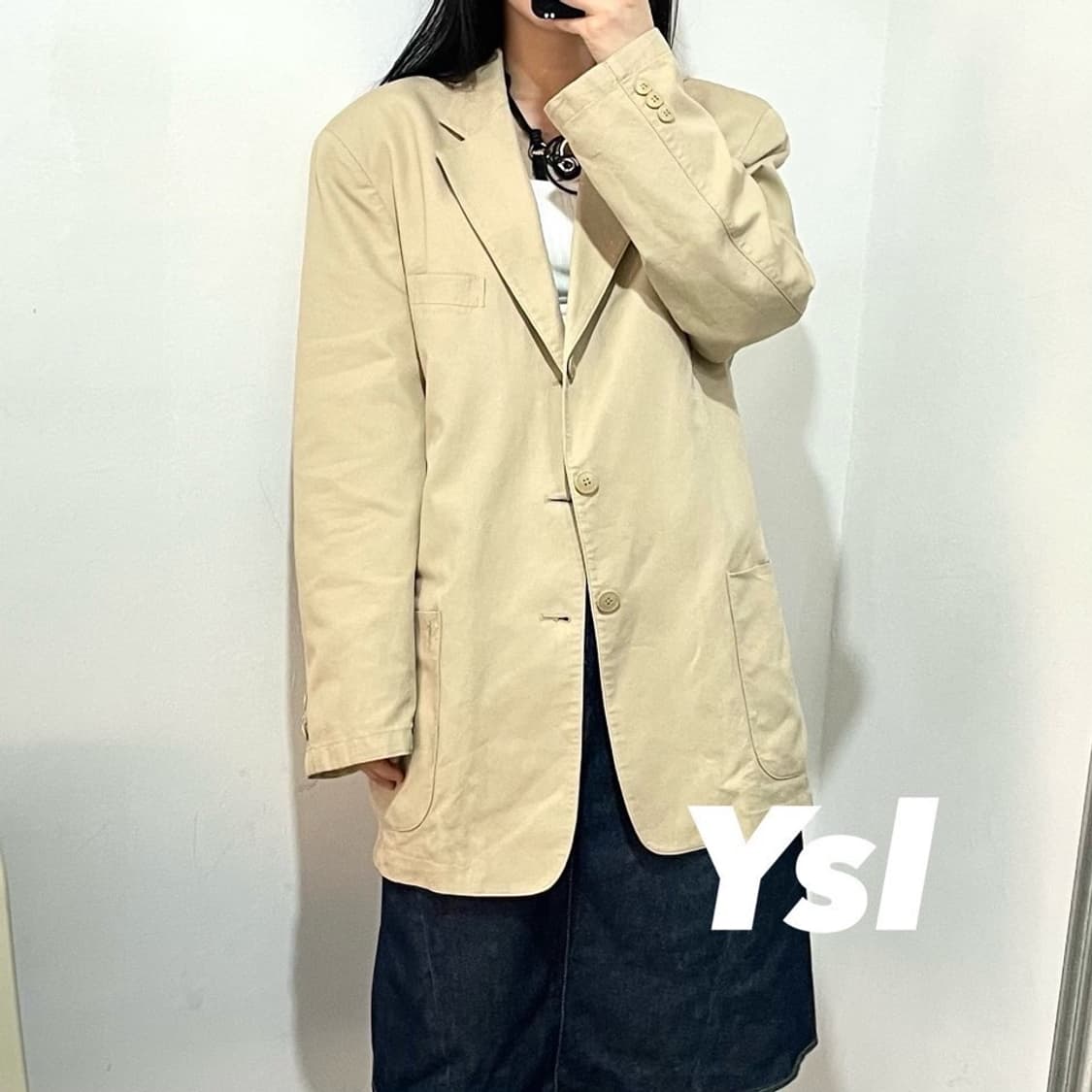 입생로랑 아카이브 블레이저 상품이미지1