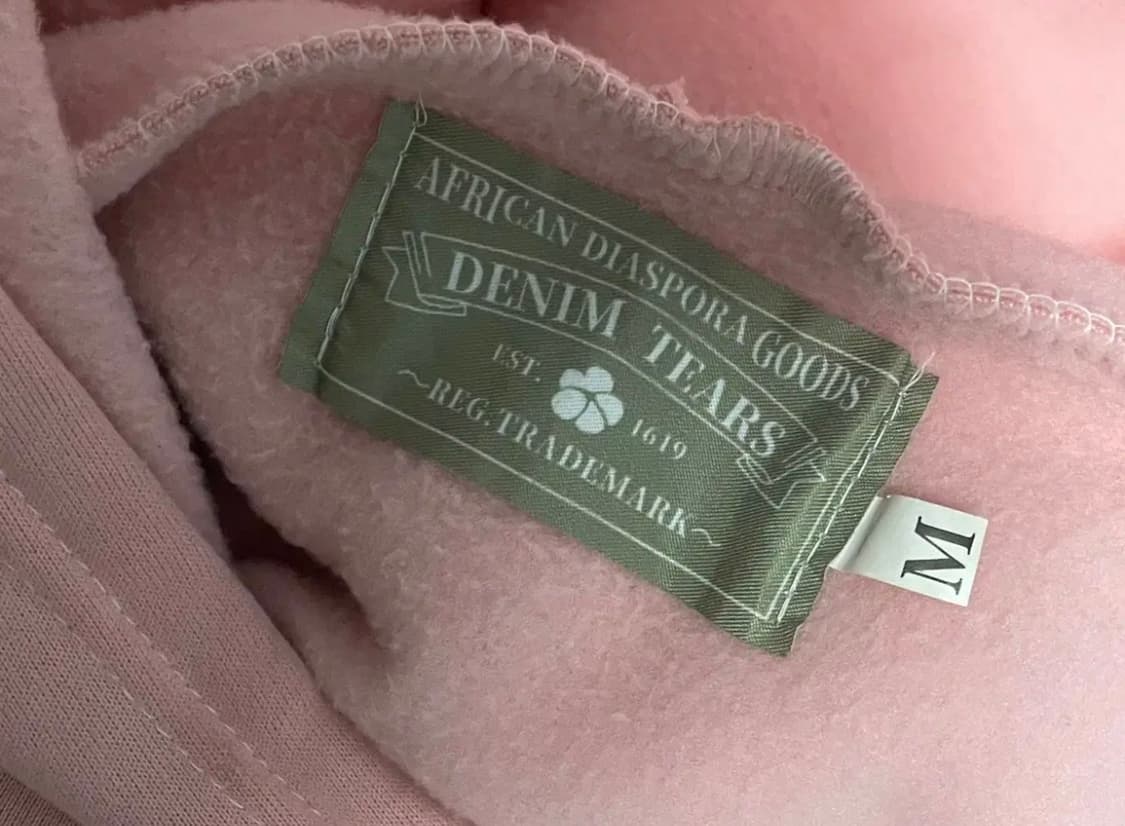 데님티어스 코튼리쓰 스웨트후드 핑크 상품이미지3