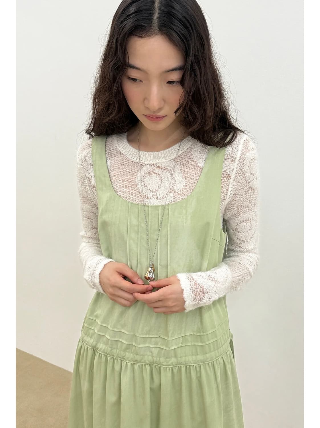 시눈 sn texture lace dress 원피스 드레스 상품이미지5