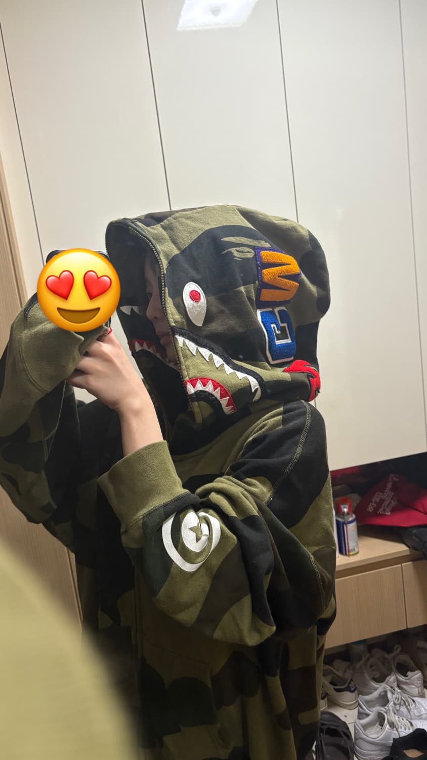 희귀매물>베이프 bape 자이언트 카모 XL 상품이미지2