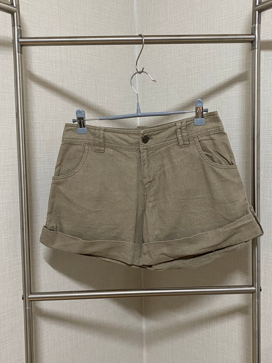 린넨 롤업 반바지 상품이미지1