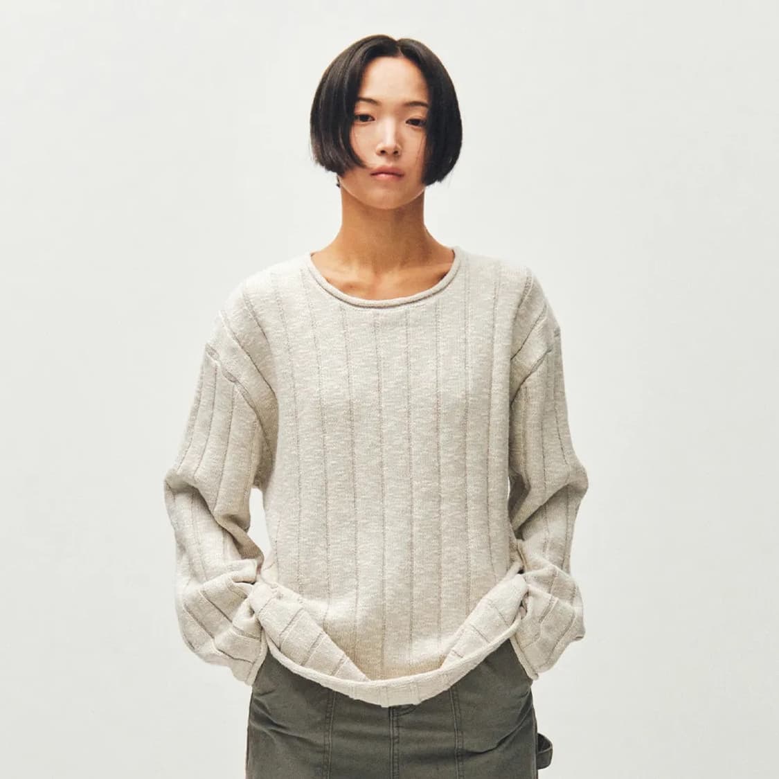 플리즈 프로젝트 니트, 멜란지 상품이미지1