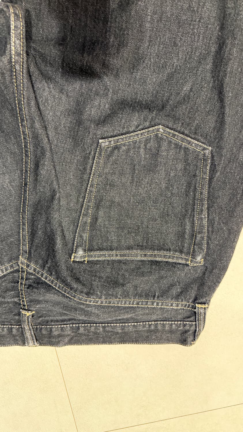 프리휠러스 601B 데님 팬츠 블랙 36 상품이미지7