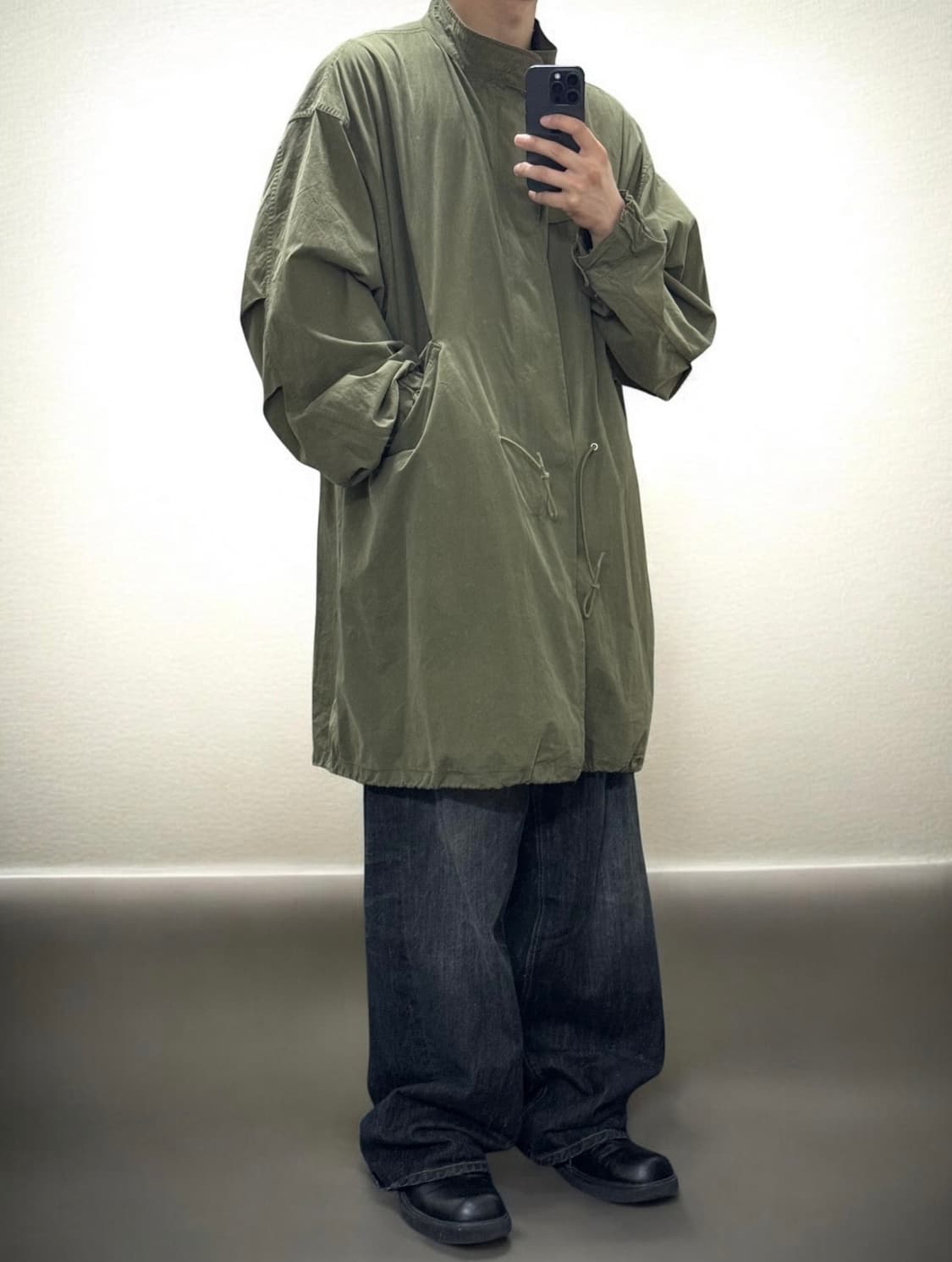 라퍼지스토어 카키 피쉬테일 자켓 상품이미지1