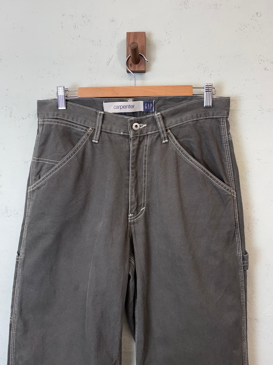 GAP 갭 JPN 빈티지 데님 카펜터 팬츠 카키 상품이미지3