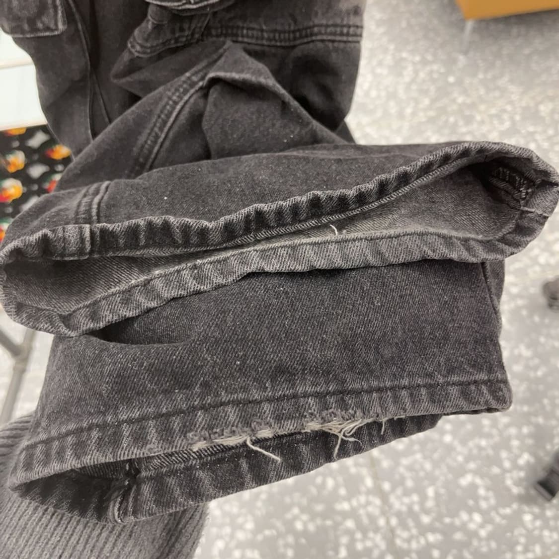 트릴리온 스트릿 카고 흑청바지 M C06996 상품이미지6