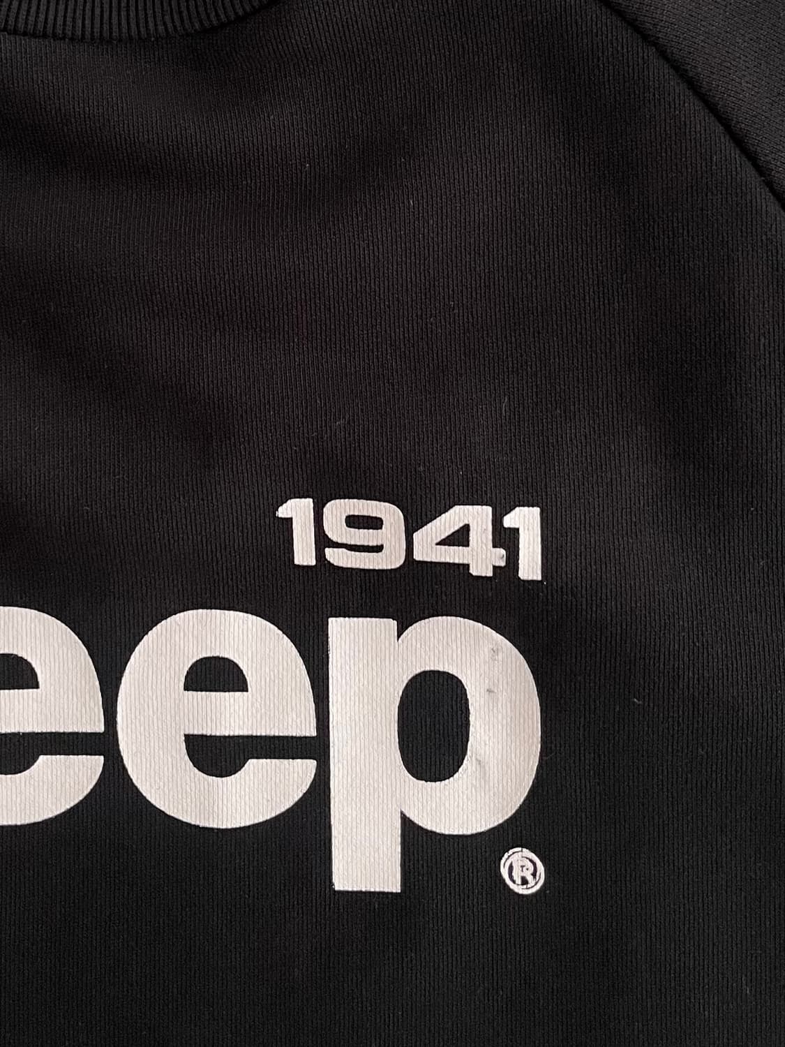 XL) 지프 JEEP 로고 맨투맨 블랙 상품이미지5