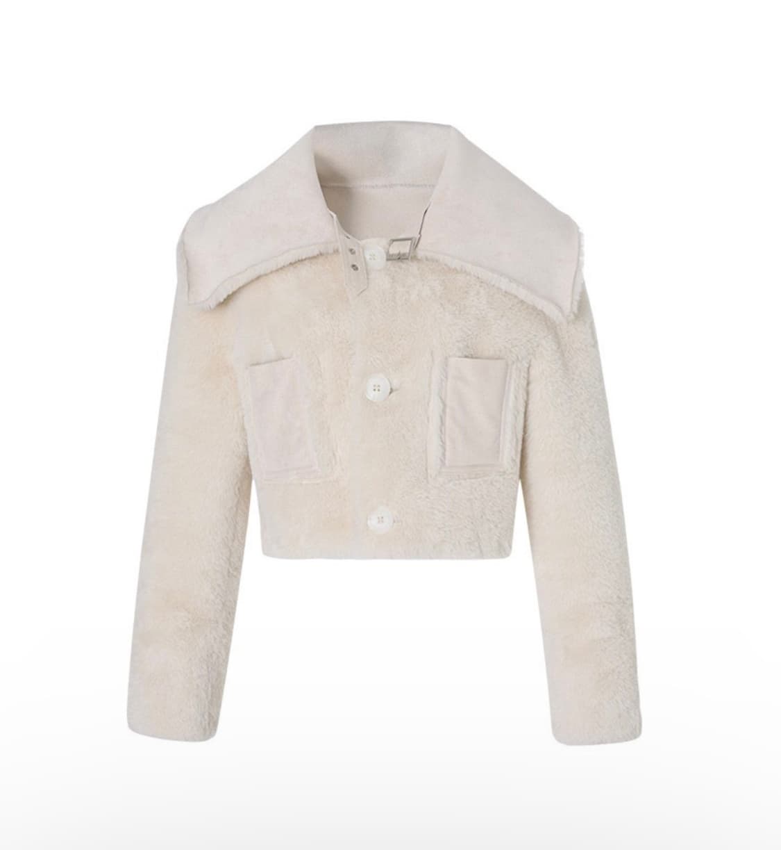 낫유어로즈 리버시블 세일러 무스탕(아이보리) 상품이미지4