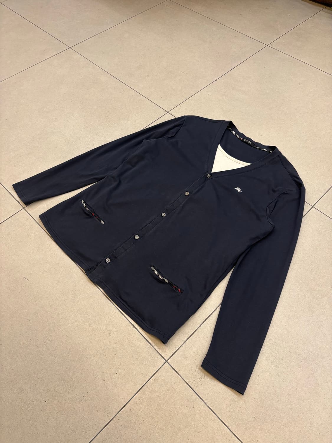 버버리 블랙라벨 레이어드 가디건 상품이미지3