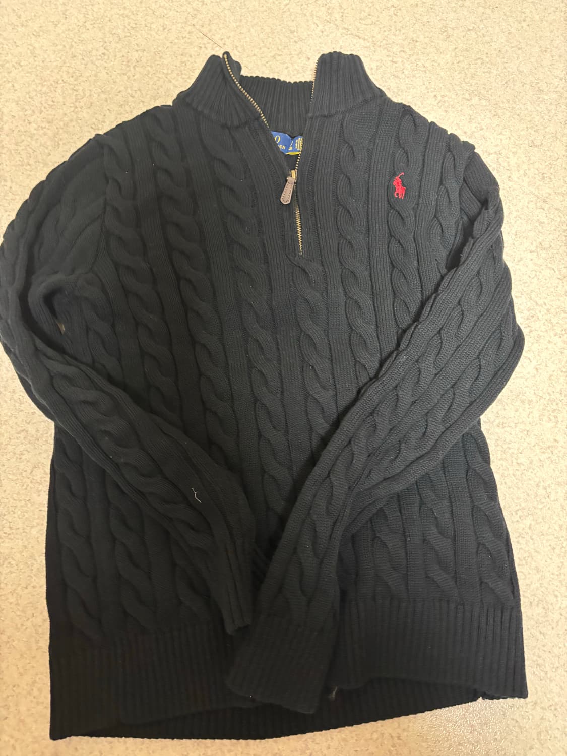 폴로 하프집업 니트 상품이미지1