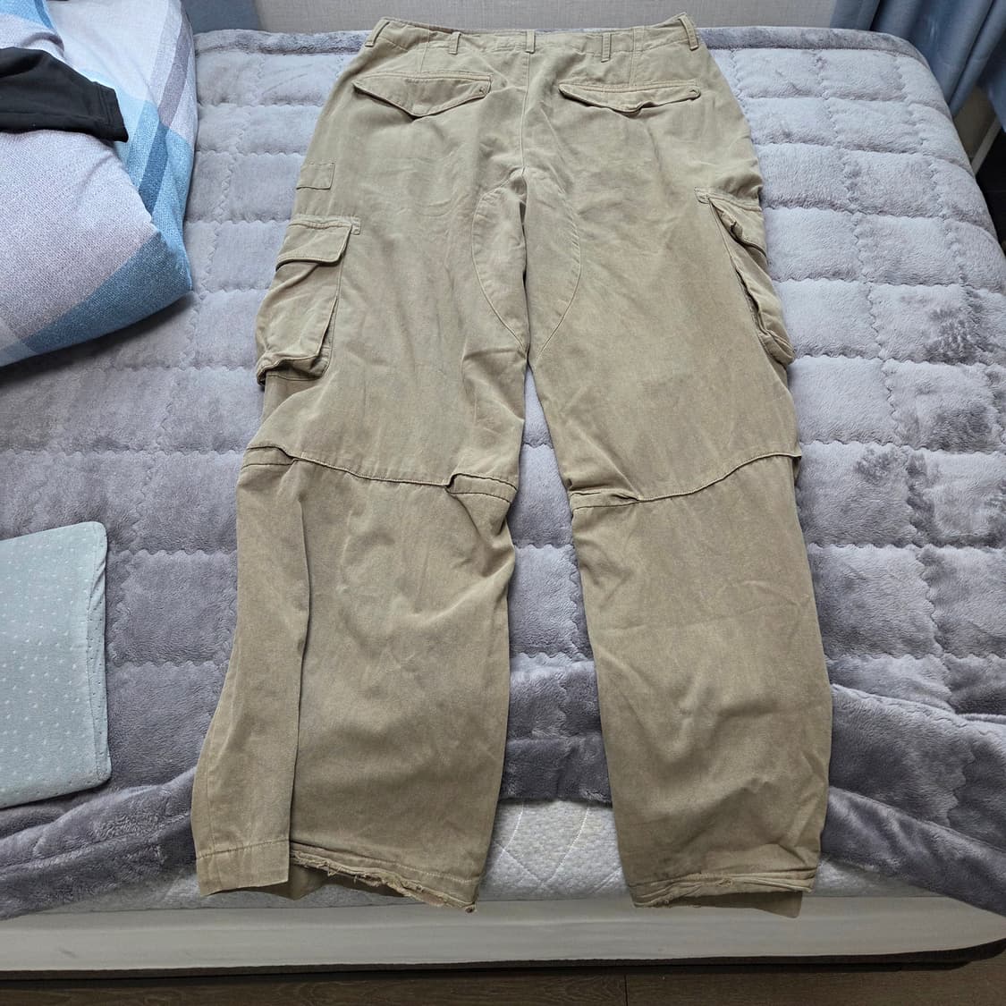 폴리테루 벨티드 카고 팬츠 딥 베이지 3 상품이미지3