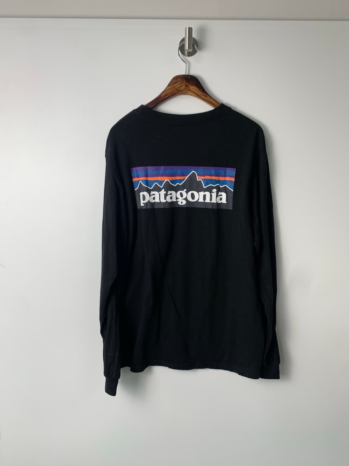 파타고니아 백로고 블랙 롱슬리브 긴팔티 상품이미지4