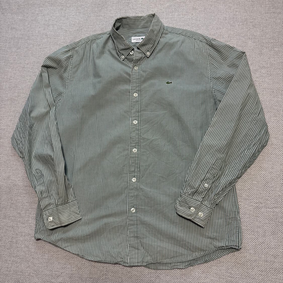 라코스테 스트라이프 셔츠 상품이미지1
