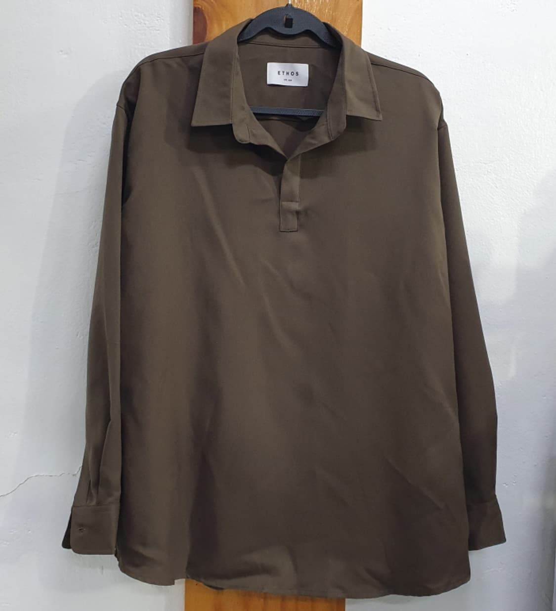 ETHOS 에토스 셔츠형 긴팔티(110) 상품이미지1