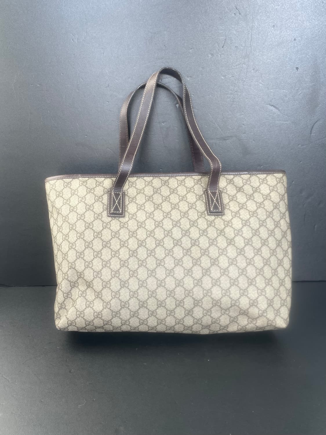 GUCCI 구찌 PVC GG로고 라지 쇼퍼 토트백 숄더백 211137 상품이미지2
