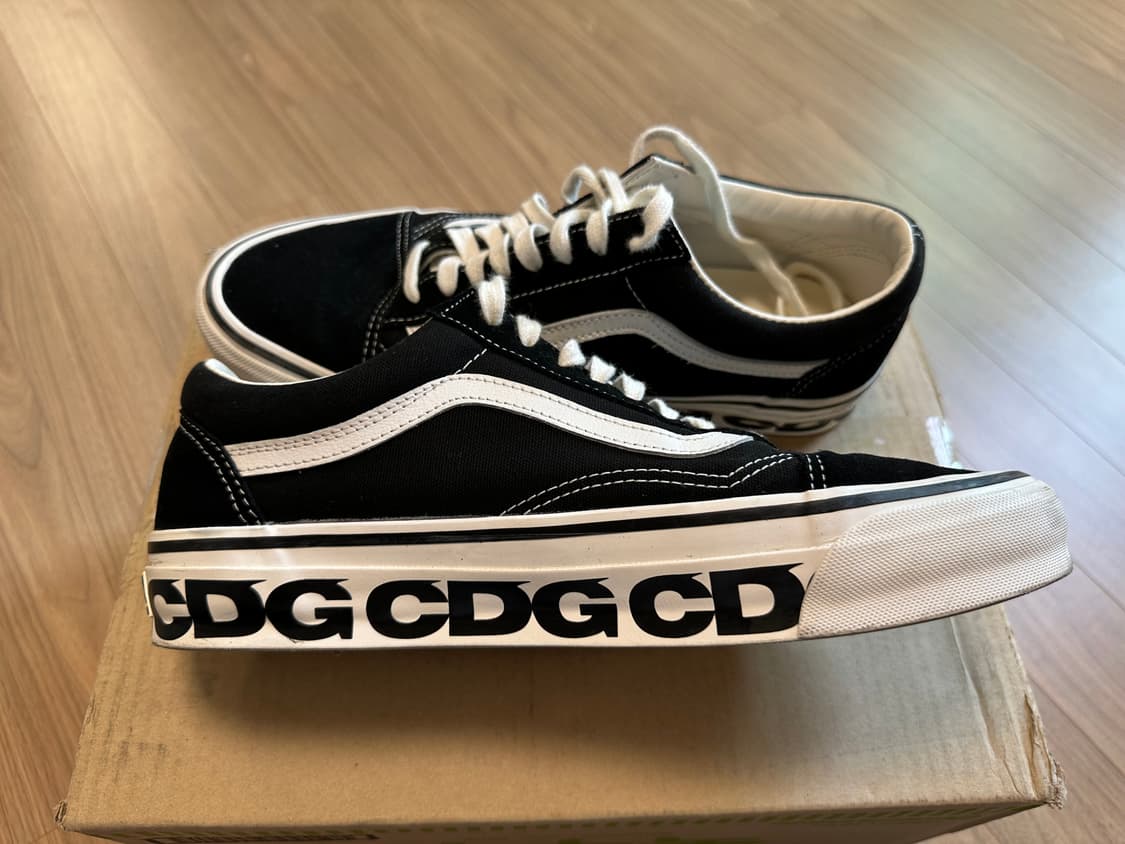 반스 CDG OTW 꼼데 올드스쿨 블랙 285 상품이미지3
