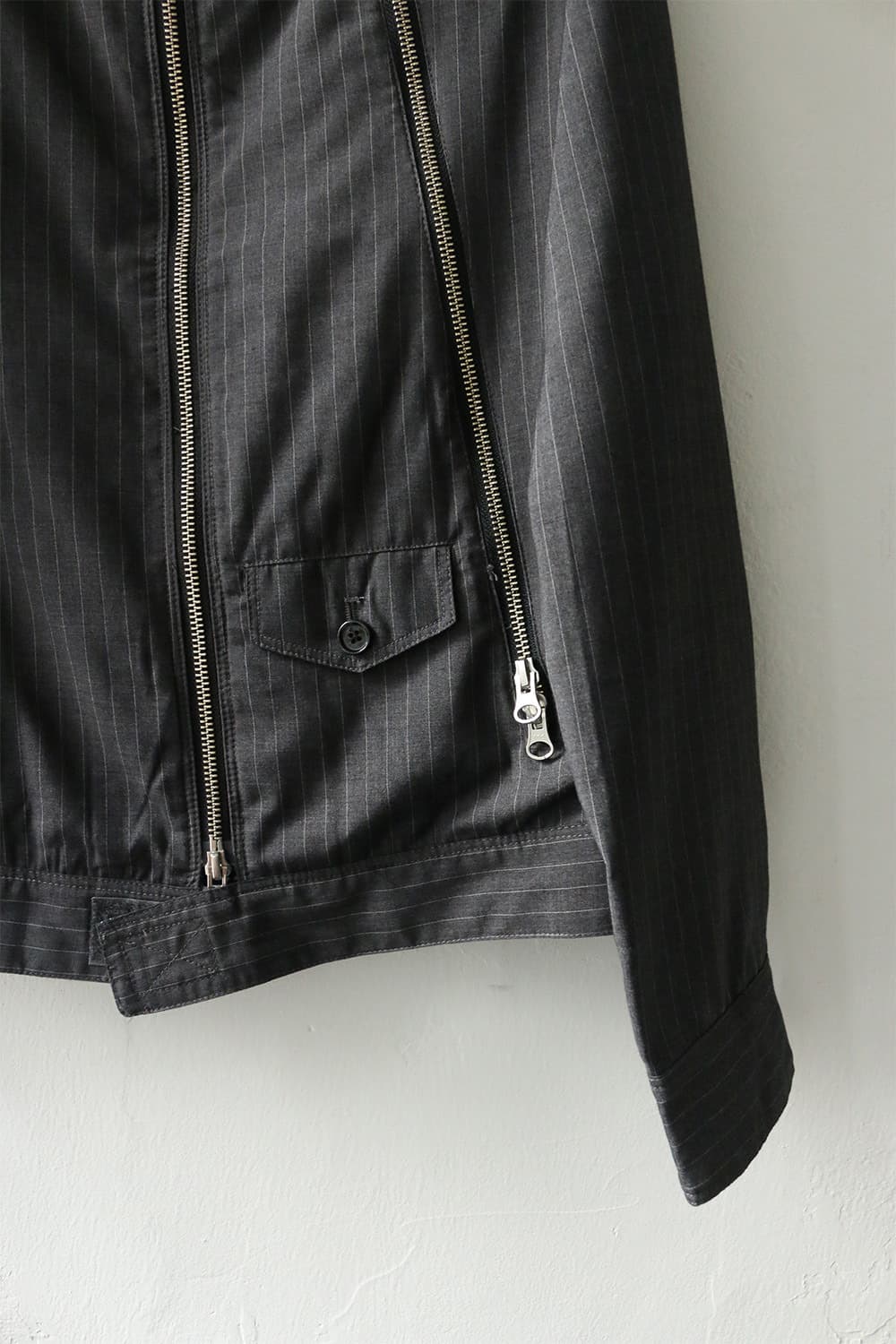 PPFM 핀스트라이프 바이커 자켓 상품이미지6