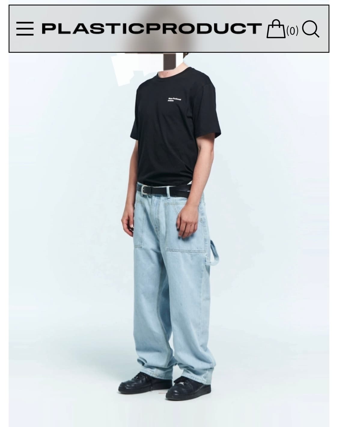 플라스틱프로덕트 연청데님 상품이미지3