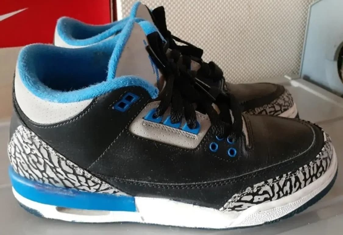 나이키 에어조던3 레트로 스포츠블루  상품이미지5