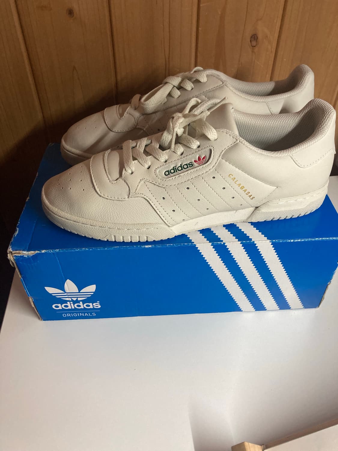 270 이지 칼라바사스 파워페이즈 og 화이트 초판  상품이미지1