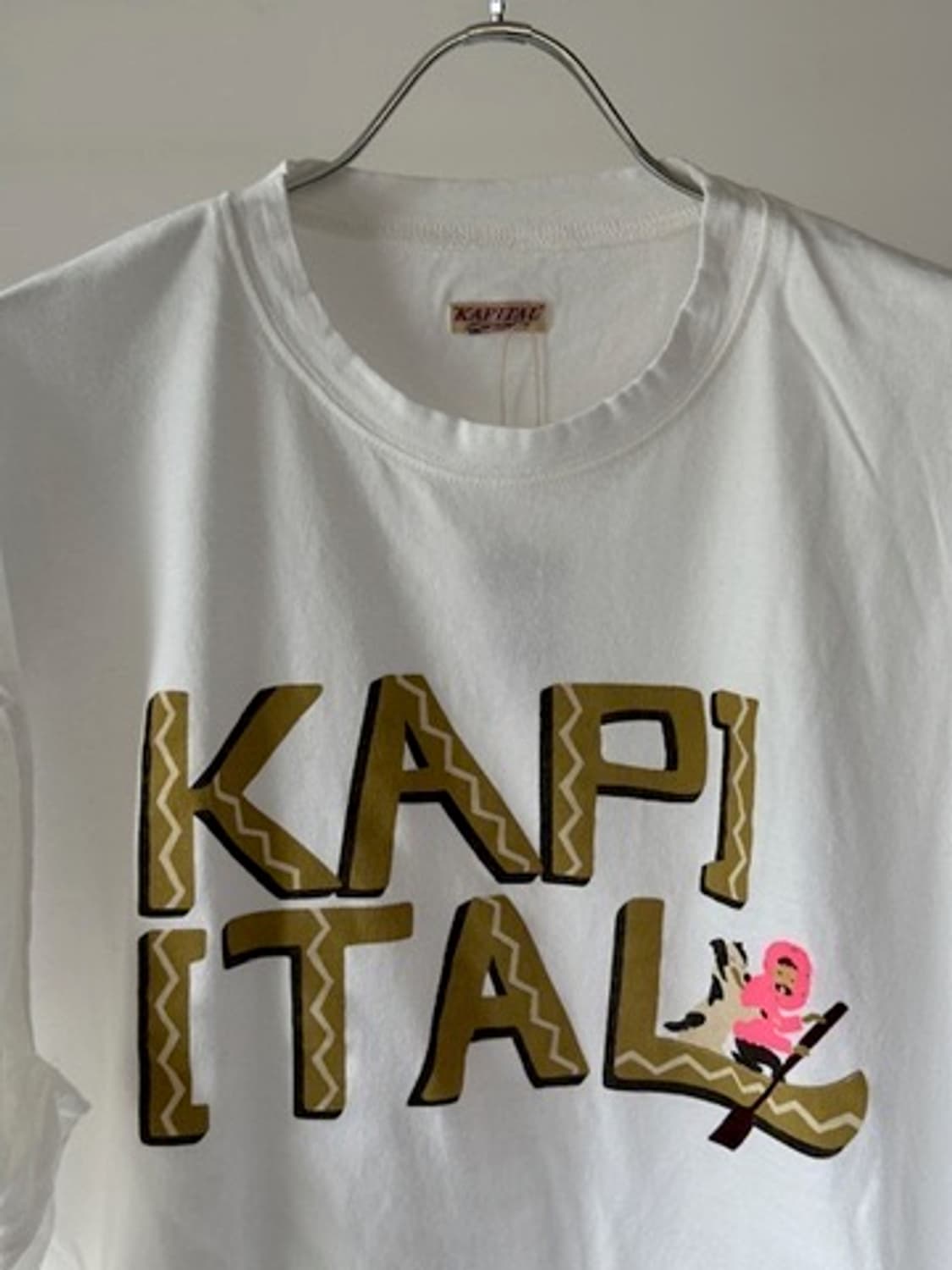 [새제품] 캐피탈 반팔 티셔츠 20 저지 크루  카누 옐로우 상품이미지1