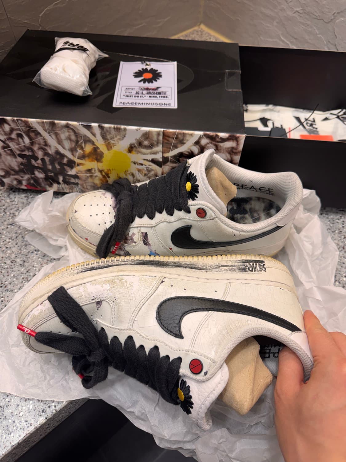 나이키 x 피스마이너스원 에어포스1 로우 파라노이즈 2.0 상품이미지7