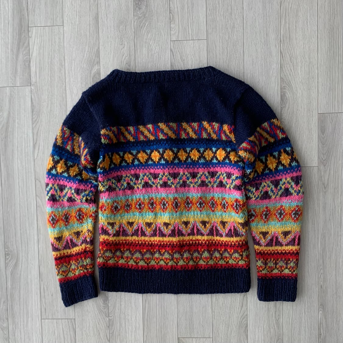 빔즈보이 페어아일 핸드메이드 가디건 상품이미지3