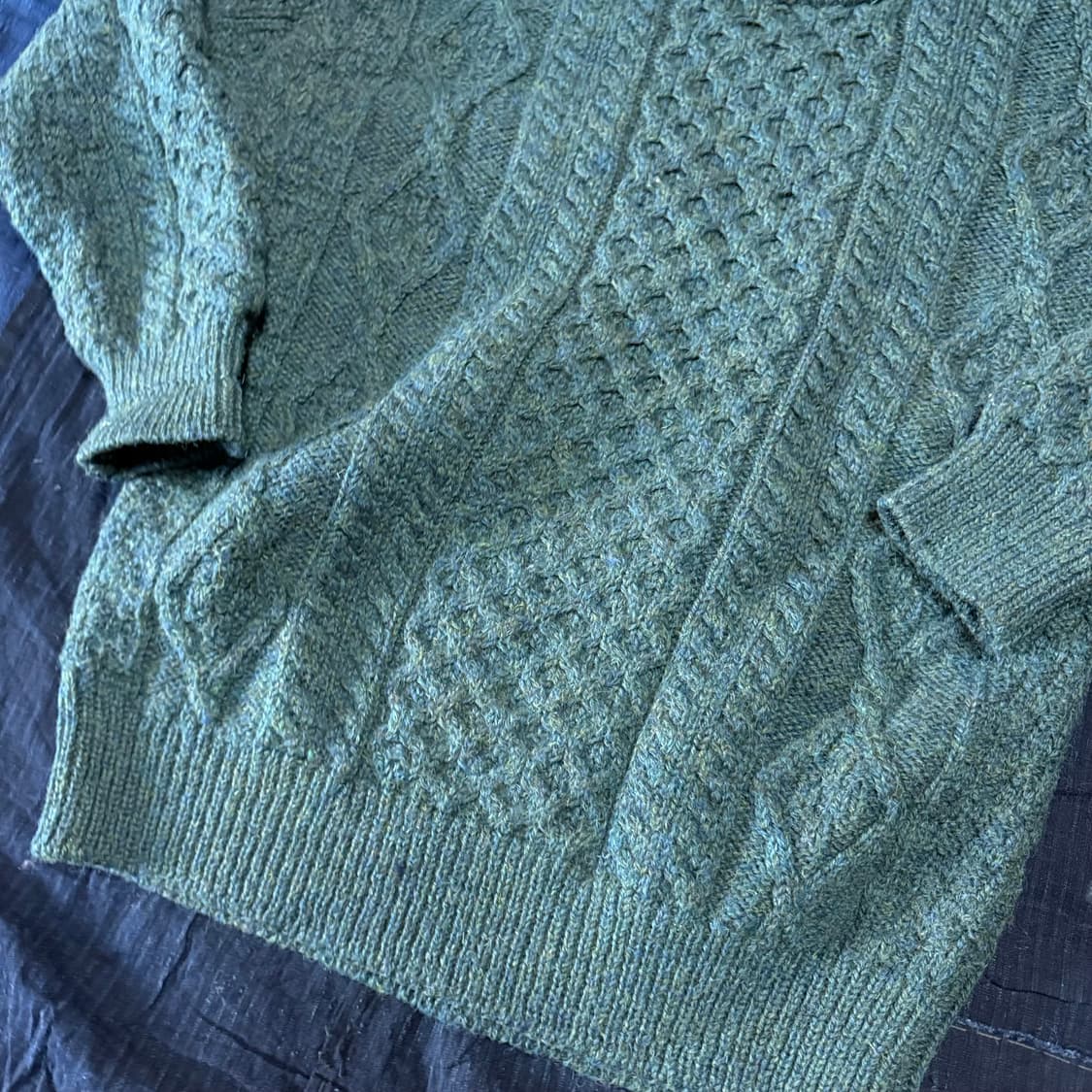 아란크래프트 피셔맨 스웨터 M 상품이미지3