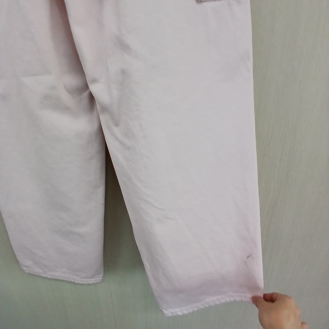 연핑크 면 바지 상품이미지6
