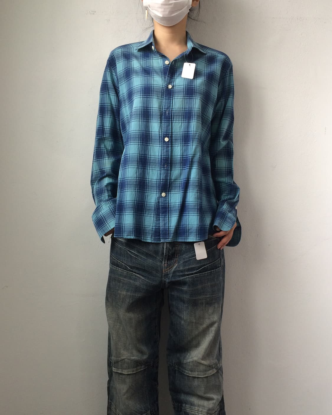 Check pattern shirt 상품이미지1