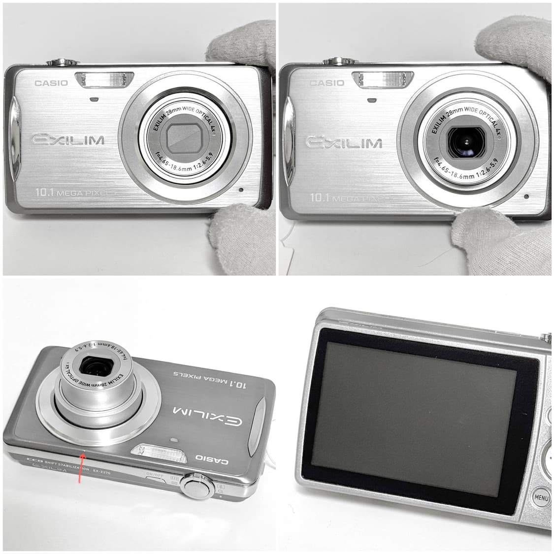 카시오 엑슬림 Z270 실버 빈티지디카 상품이미지3