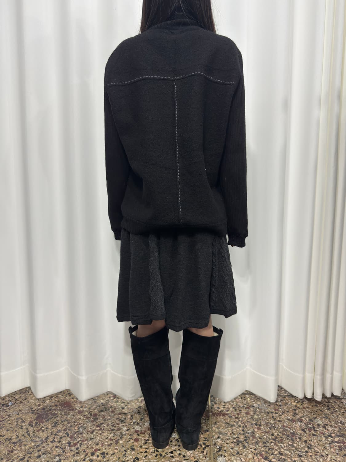 stitch knit zipup 상품이미지5