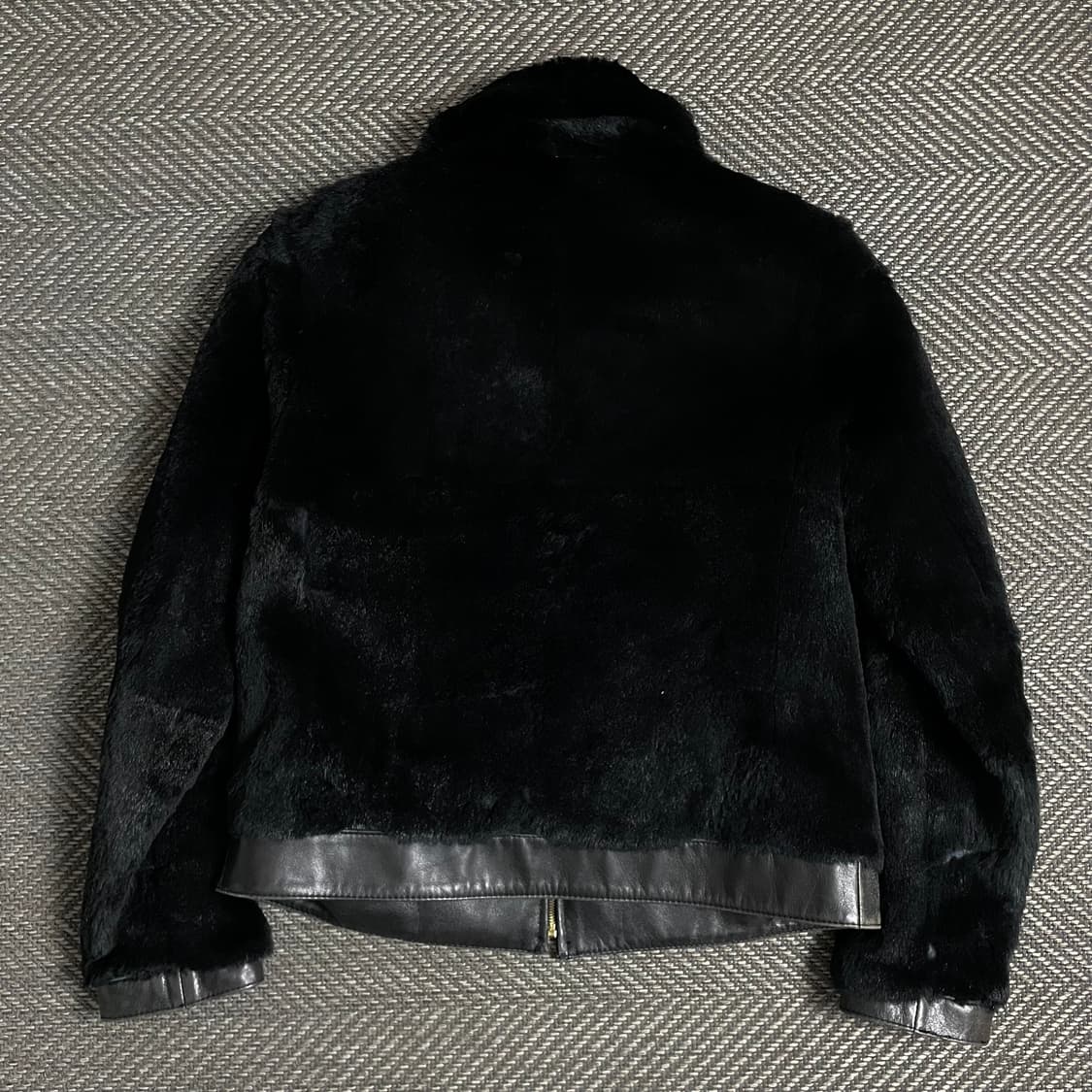 Z.O.D.S 램스킨 트리밍 레빗 퍼 무스탕 자켓o 4883 상품이미지5