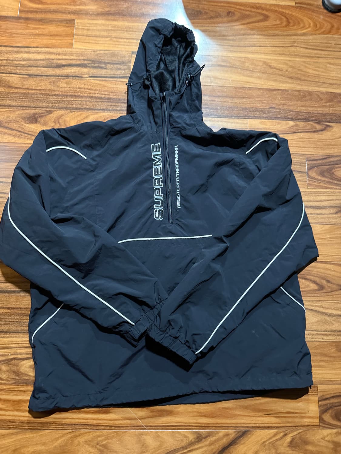 슈프림 패널드 하프집 아노락 (M) 상품이미지2