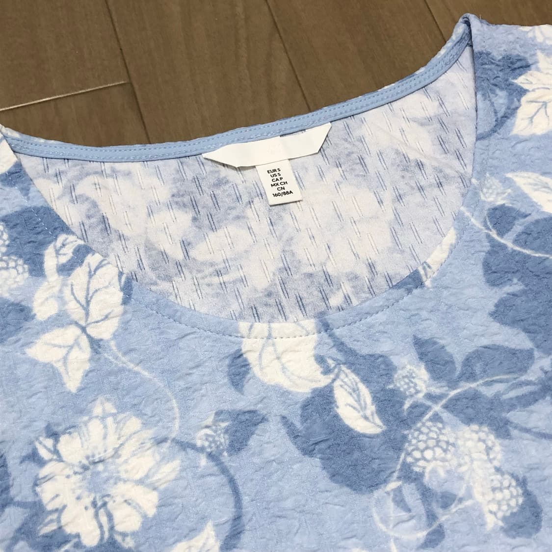 h&m 에이치앤엠 텍스처 저지 탑 (새상품) 상품이미지2