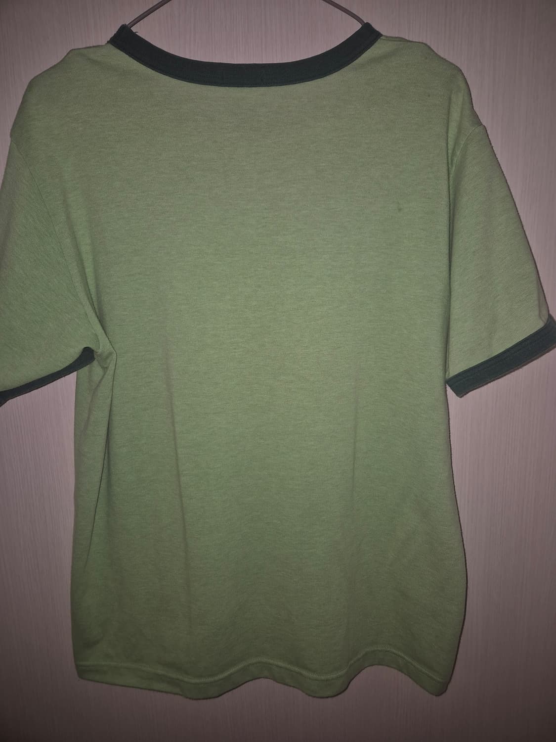 아디다스 라임 컬러 로고 반팔 링거 티셔츠 상품이미지2