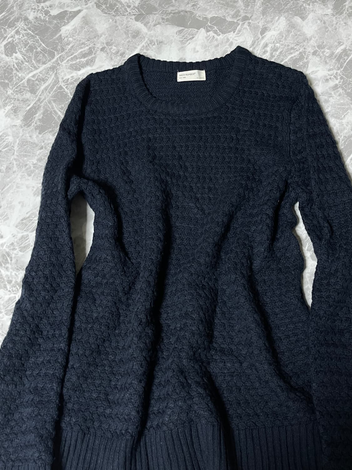 (Back number)long sleeve knit 상품이미지2
