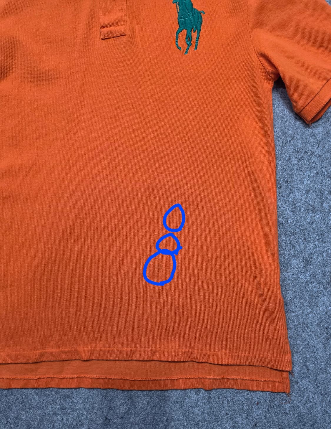 폴로 랄프로렌 빅포니 PK 카라 반팔티 보이즈 XL 18-20 상품이미지3