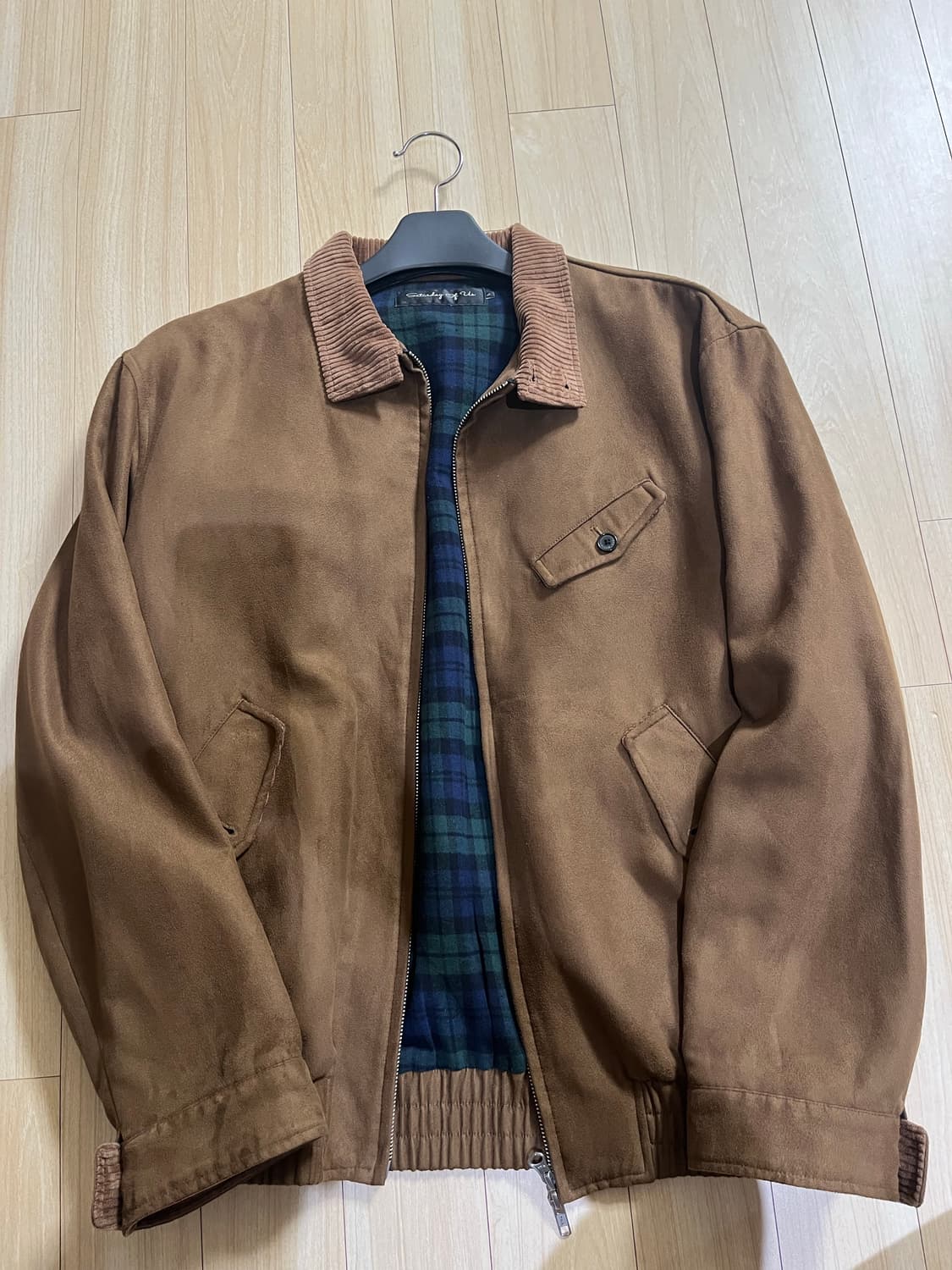 Stu office 스웨이드자켓 판매 상품이미지1