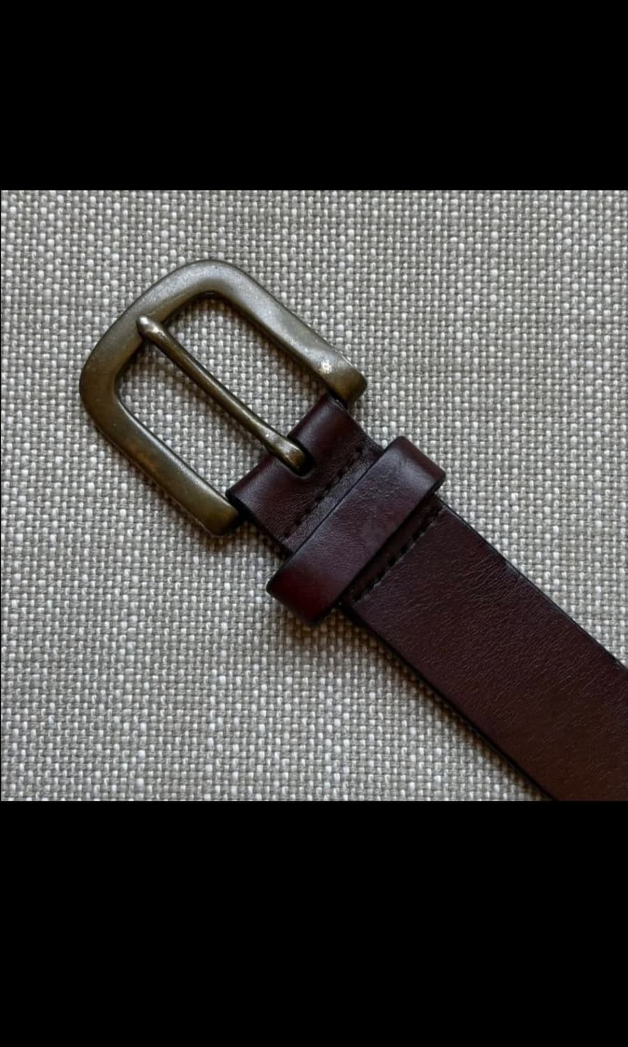 90s old GAP Brown Leather Belt 상품이미지2