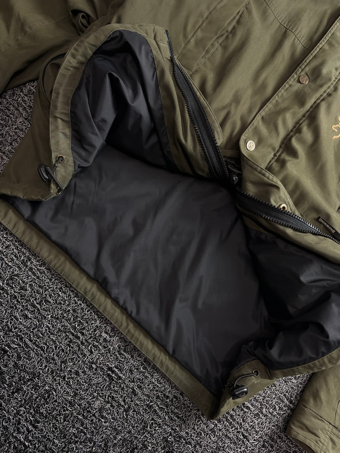 BROWNING 아카이브 자수로고 헌팅 자켓 3561 상품이미지4