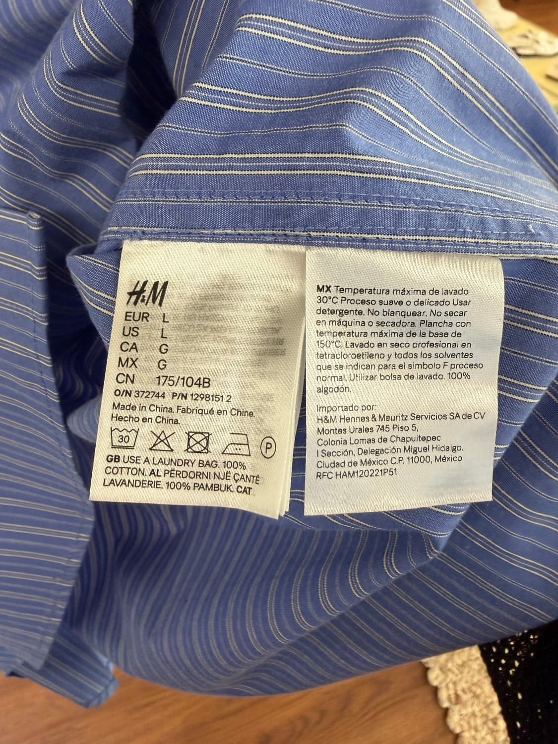 글랜마틴스 H&M 와이어 셔츠 상품이미지7