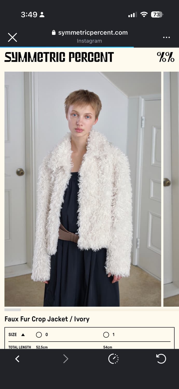 시메트릭퍼센트 퍼자켓  상품이미지1