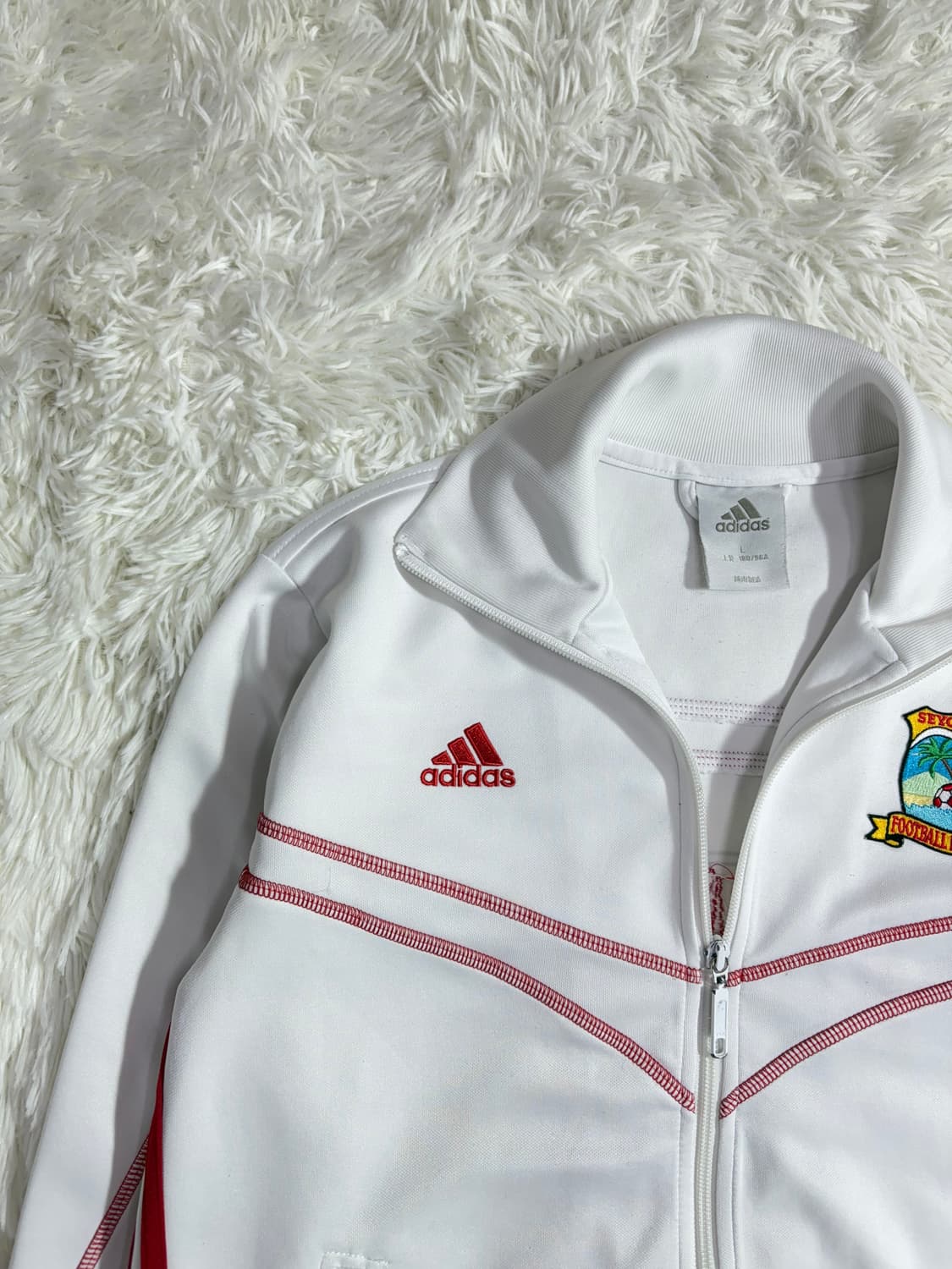 아디다스 세이셸 풋볼 화이트 트랙탑  상품이미지9