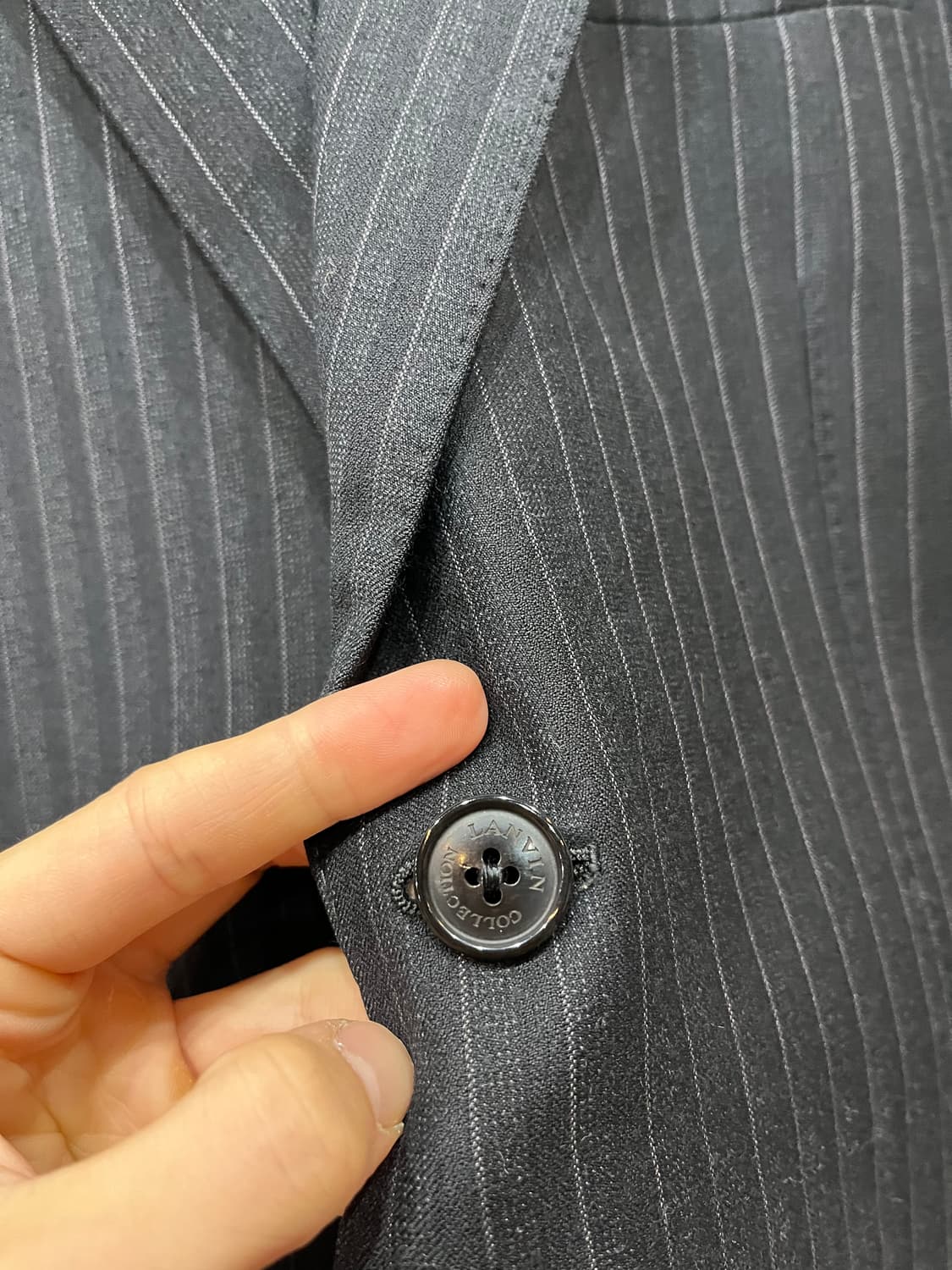 LANVIN 랑방 2B 스트라이프 울 실크 블레이저 자켓 상품이미지6