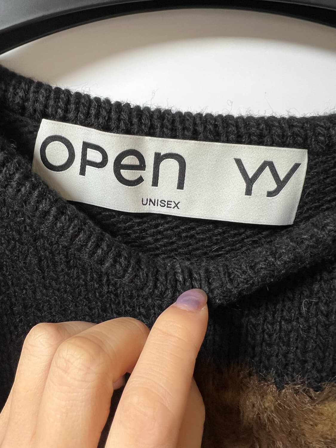 shaggy jacquard dog sweater 남녀공용 상품이미지6