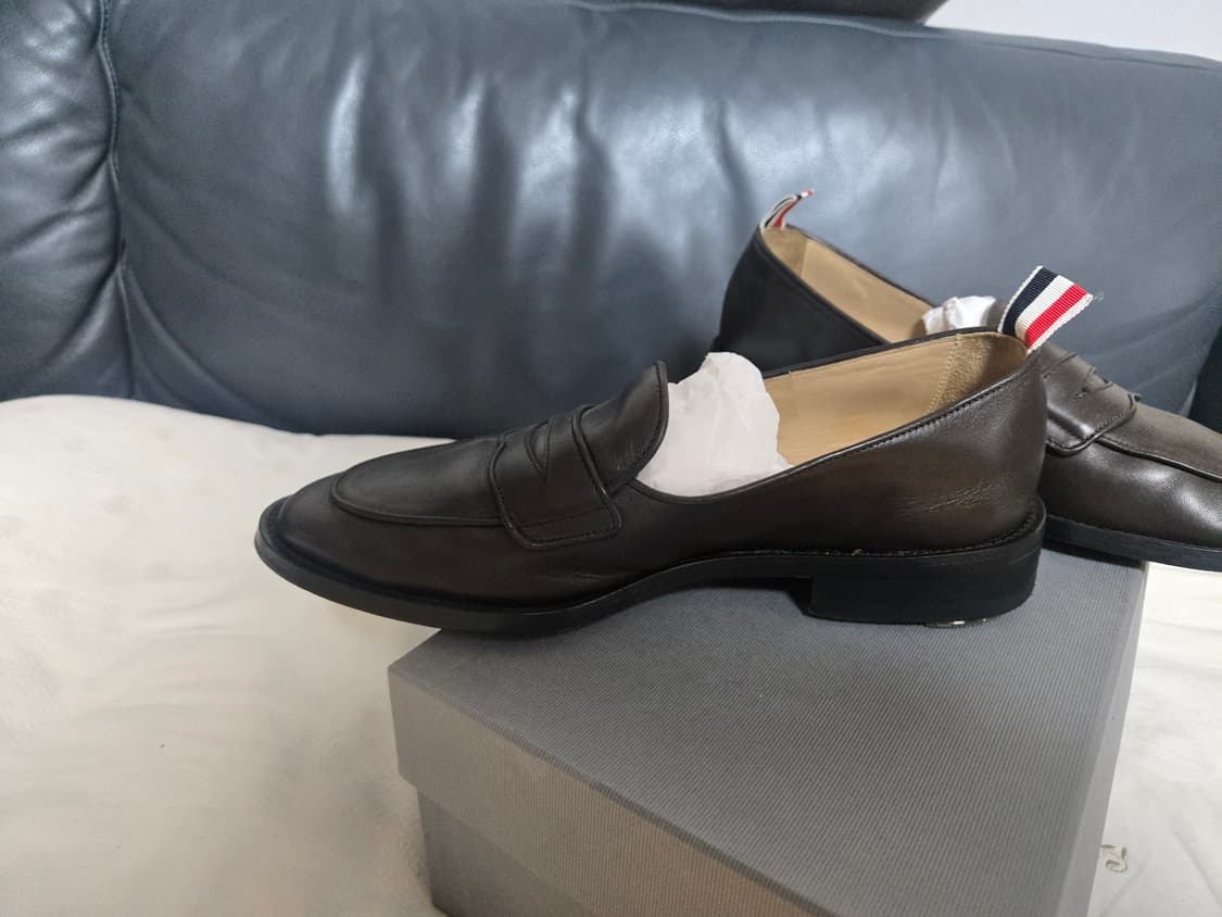 US9, 270~275 톰브라운 페니로퍼 구두 다크브라운 상품이미지7