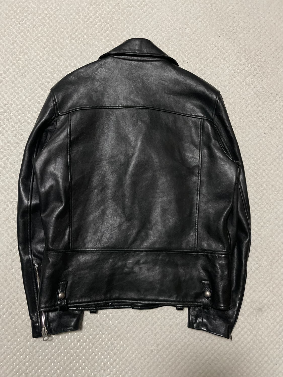 광희시장 웨스턴 무드 램스킨 양가죽 레더 자켓 상품이미지2