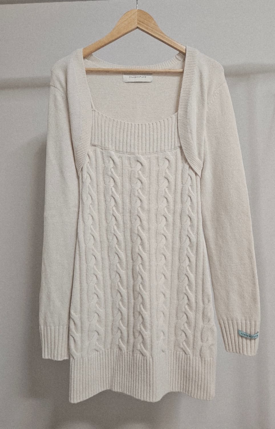 인스턴트펑크 니트 볼레로 원피스 상품이미지1